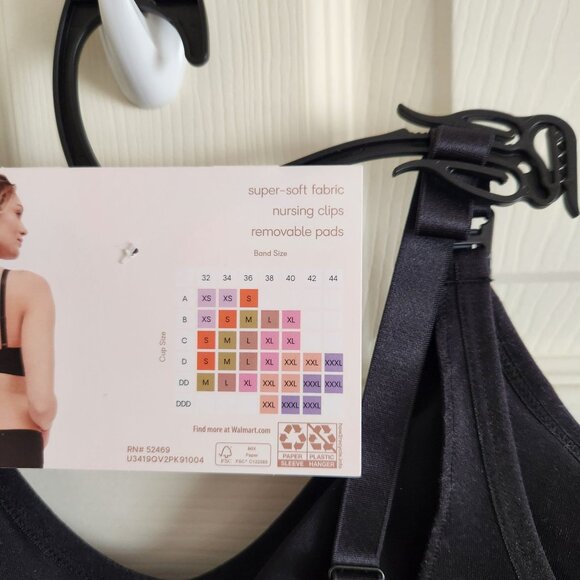 Seamless Nursing Bralette With Adjustable Straps XXL - Picture 7 of 9